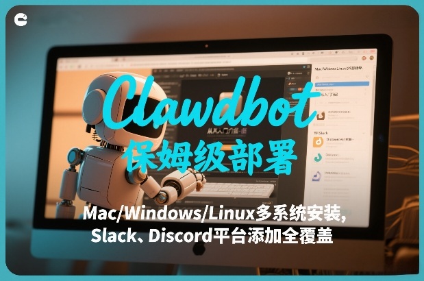 Clawdbot保姆级部署，从入门介绍、Mac/Windows/Linux多系统安装，到Slack、Discord平台添加全覆盖-777网创网
