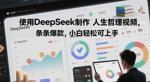 使用DeepSeek制作人生哲理视频,条条爆款,小白轻松可上手-777网创网