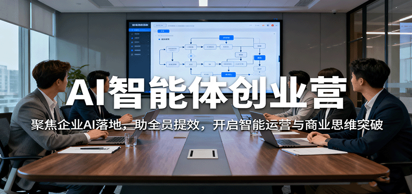 AI智能体创业营:聚焦企业AI落地,助全员提效,开启智能运营与商业思维突破-777网创网