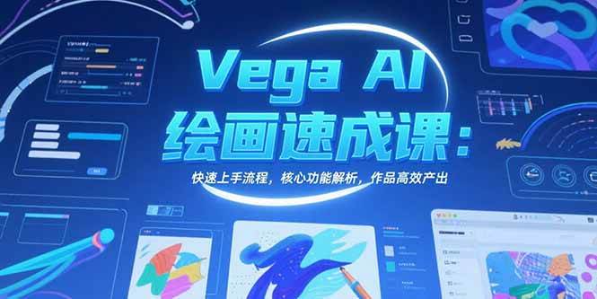 （15470期）Vega AI绘画速成课：快速上手流程，核心功能解析，作品高效产出-777网创网