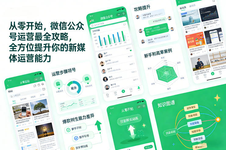 从零开始,微信公众号运营最全攻略,全方位提升你的新媒体运营能力-777网创网