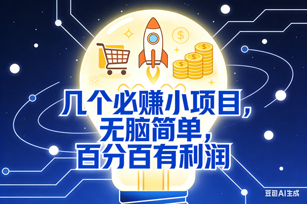 (17406期)9个必赚小项目,无脑简单,百分百有利润,副业首选,日入300+-777网创网