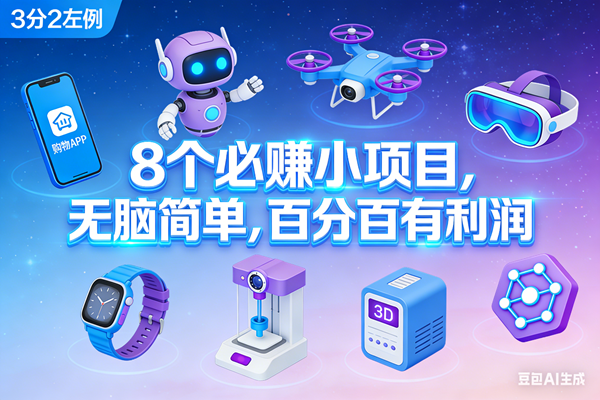 (17447期)8个必赚小项目,无脑简单,百分百有利润,副业首选,日入300+ (17447期)8个必赚小项目,无脑简单,百分百有利润,副业首选,日入300+