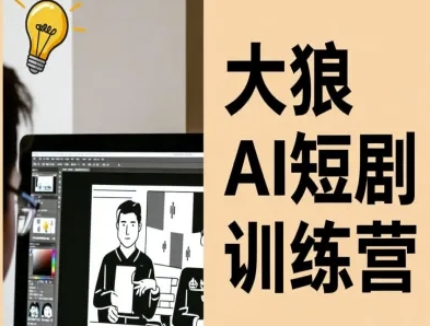 大狼AI短剧训练营-短剧课程（更新中）-777网创网