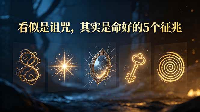 （19089期）付费文章：看似是诅咒，其实是命好的5个征兆-777网创网