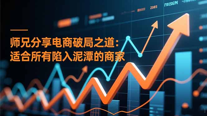 师兄分享电商破局之道：适合所有陷入泥潭的商家-777网创网