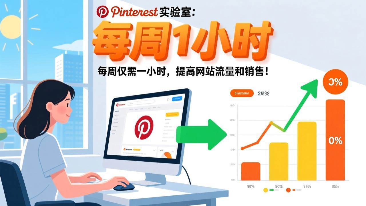 (17505期)Pinterest实验室:每周仅需一小时,提高网站流量和销售!-777网创网
