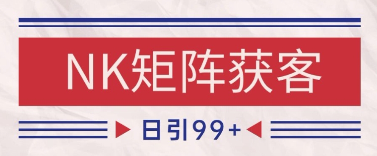 小红书某音NK赛道引流获客 自热矩阵日引200+【揭秘】-777网创网