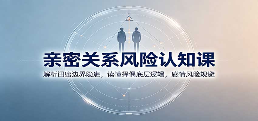 亲密关系风险认知课：解析闺蜜边界隐患，读懂择偶底层逻辑，感情风险规避-777网创网