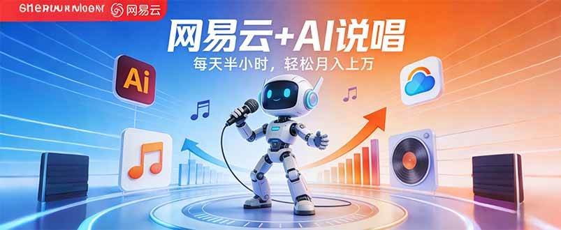 (17627期)网易云+AI说唱,每天半小时,轻松月入上万 (17627期)网易云+AI说唱,每天半小时,轻松月入上万